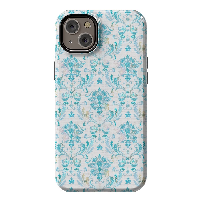 iPhone 14 Plus StrongFit Demure Damask by gingerlique