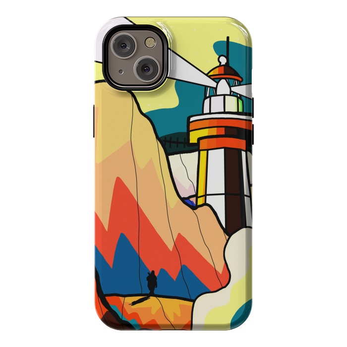 iPhone 14 Plus StrongFit The lost lighthouse by Steve Wade (Swade)