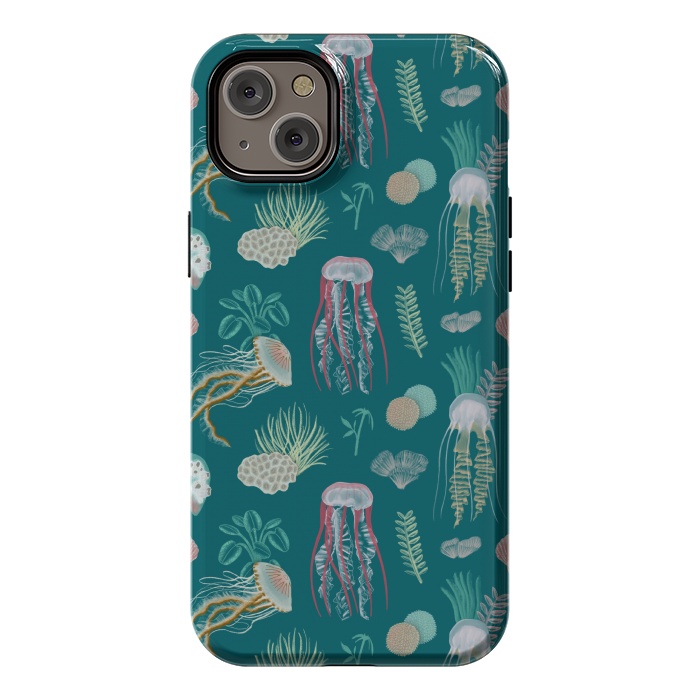 iPhone 14 Plus StrongFit Jellyfish by Tishya Oedit