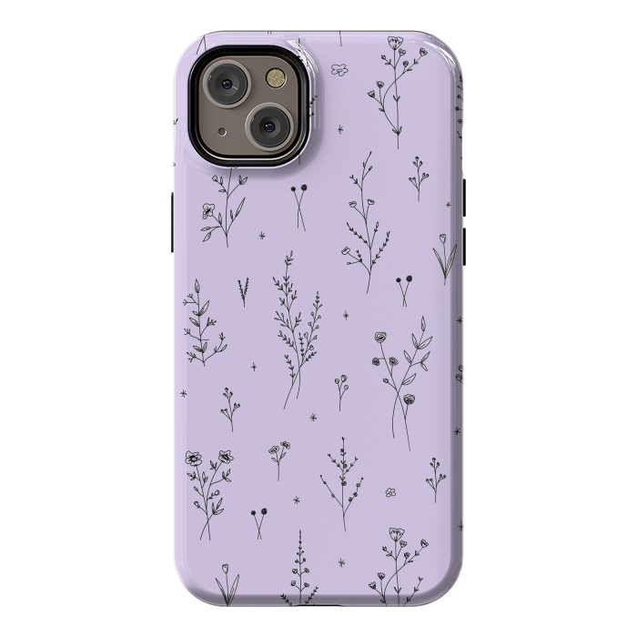 iPhone 14 Plus StrongFit Magic Wildflowers by Anis Illustration