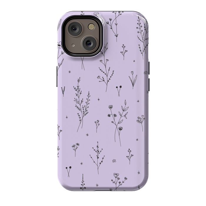 iPhone 14 StrongFit Magic Wildflowers by Anis Illustration