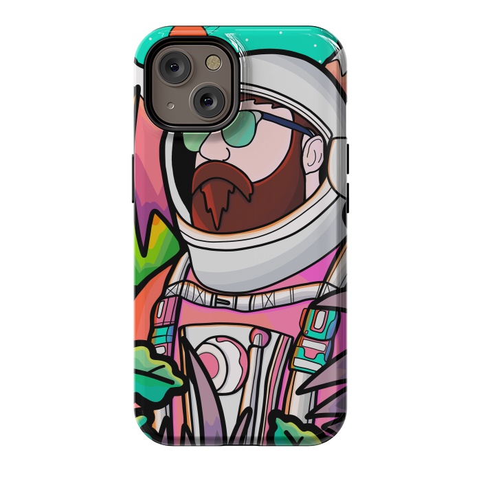 iPhone 14 StrongFit Pastel astronaut by Steve Wade (Swade)