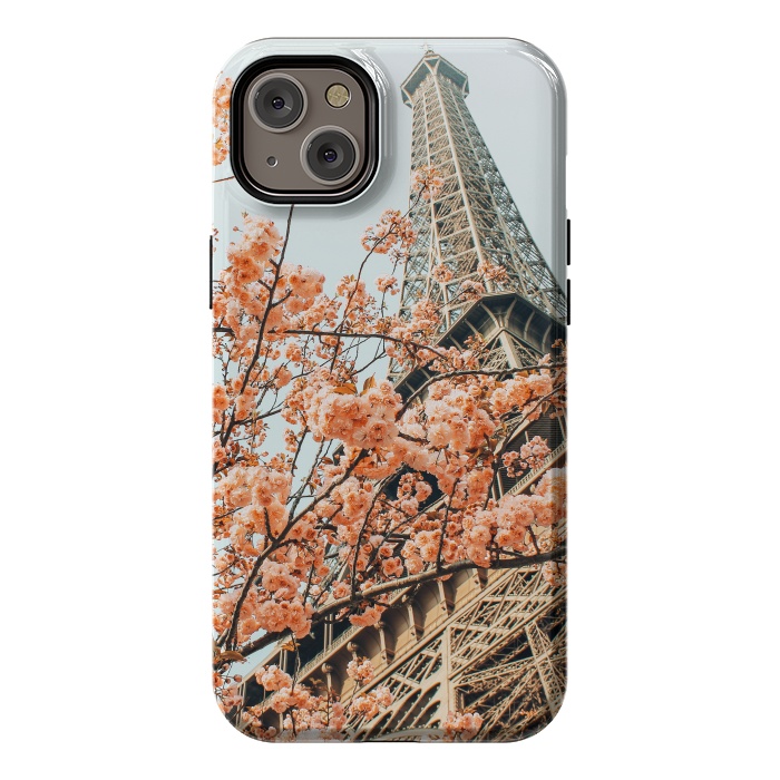 iPhone 14 Plus StrongFit Paris in Spring | Travel Photography Eifel Tower | Wonder Building Architecture Love by Uma Prabhakar Gokhale