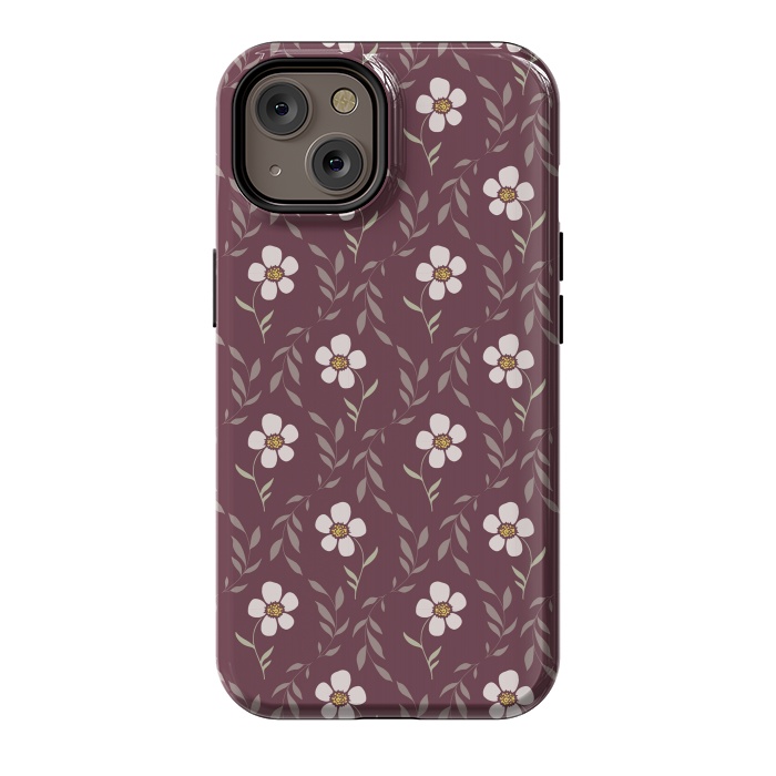 iPhone 14 StrongFit Effloresce - Purple by Melissa Lee