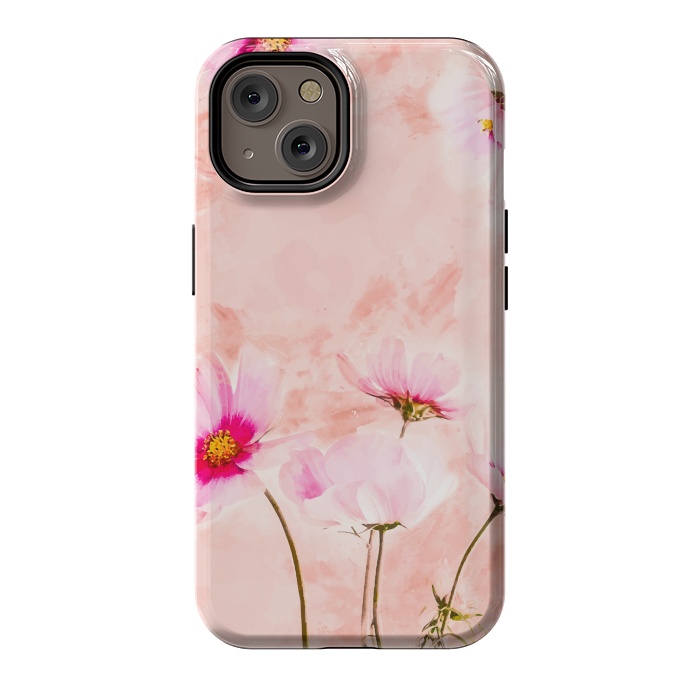 iPhone 14 StrongFit Pink Spring Flower by Creativeaxle