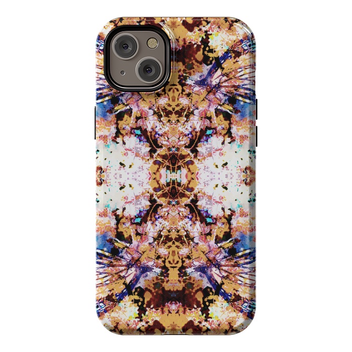 iPhone 14 Plus StrongFit Painted butterfly wings and flower petals by Oana 