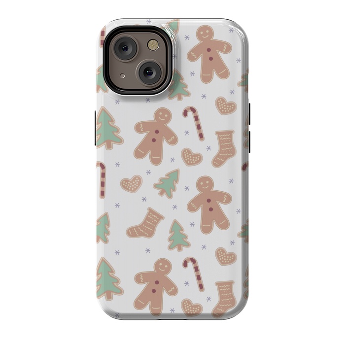 iPhone 14 StrongFit ginger bread pattern by MALLIKA