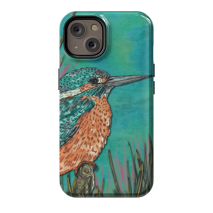 iPhone 14 StrongFit Kingfisher by Lotti Brown