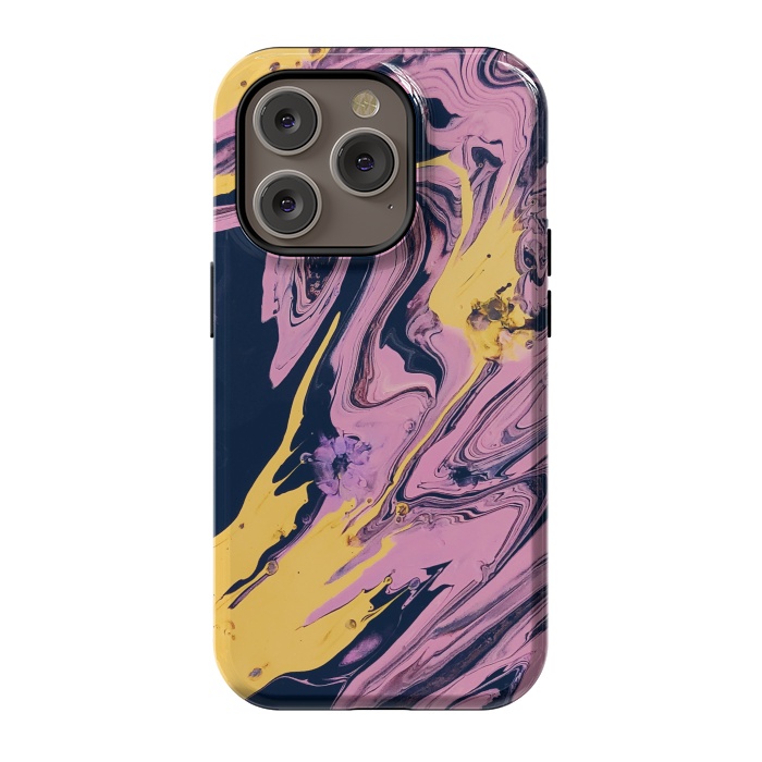 iPhone 14 Pro StrongFit Pink, Black and Yellow  by Winston