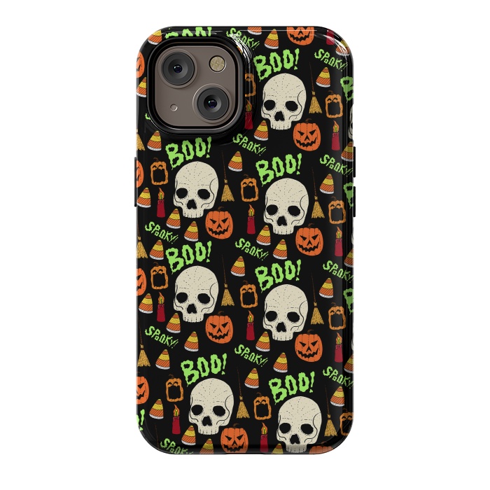 iPhone 14 StrongFit Halloween pattern by Steve Wade (Swade)