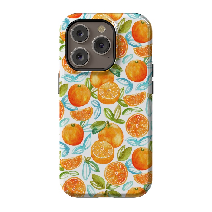 iPhone 14 Pro StrongFit Oranges  by Tigatiga