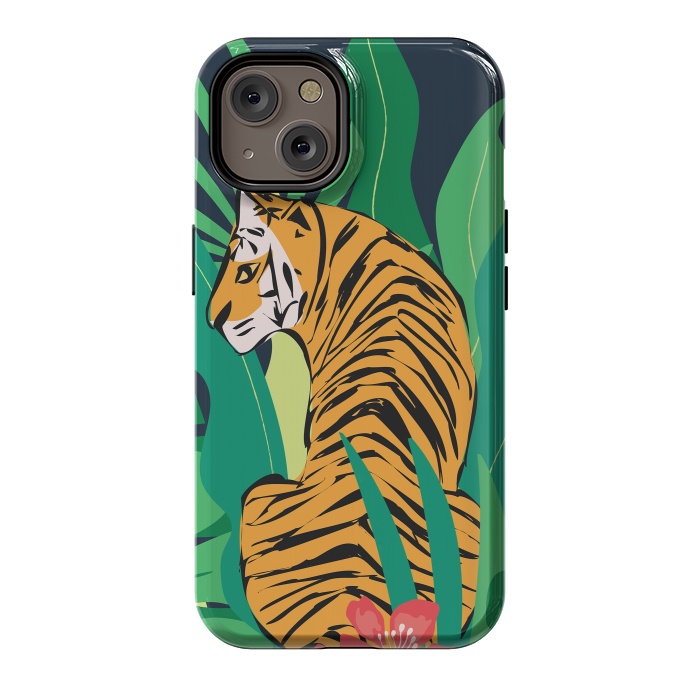 iPhone 14 StrongFit Tiger 012 by Jelena Obradovic