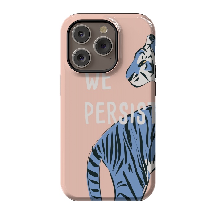 iPhone 14 Pro StrongFit We persist! Pink by Jelena Obradovic