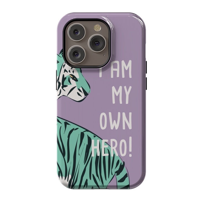 iPhone 14 Pro StrongFit I am my own hero by Jelena Obradovic