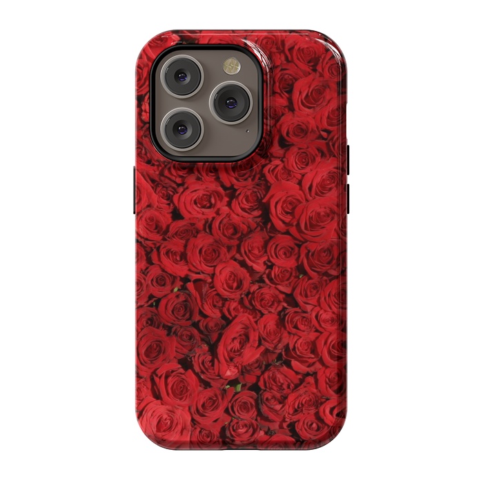 iPhone 14 Pro StrongFit Red Roses by Winston