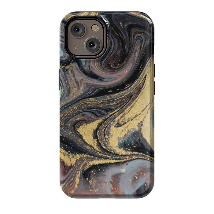 iPhone 14 StrongFit Liquid Marble Design IV by ArtsCase