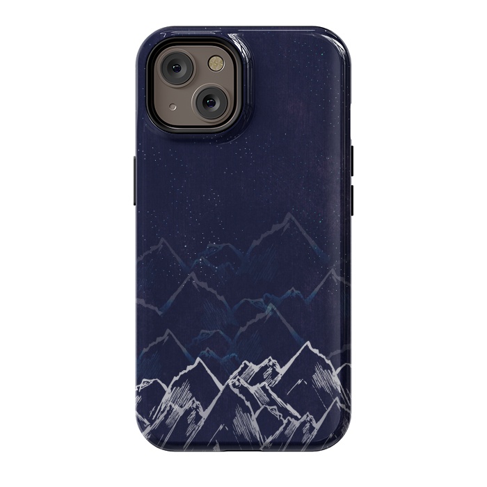 iPhone 14 StrongFit Mountain Mist by Rose Halsey