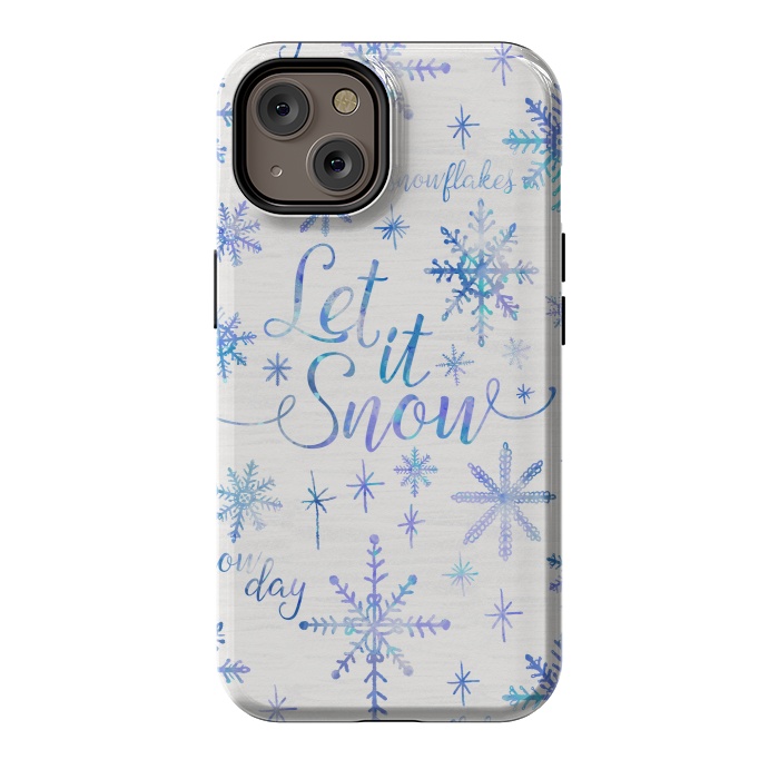 iPhone 14 StrongFit Let It Snow by Noonday Design