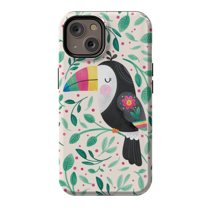 iPhone 14 StrongFit Cheeky Toucan by Noonday Design