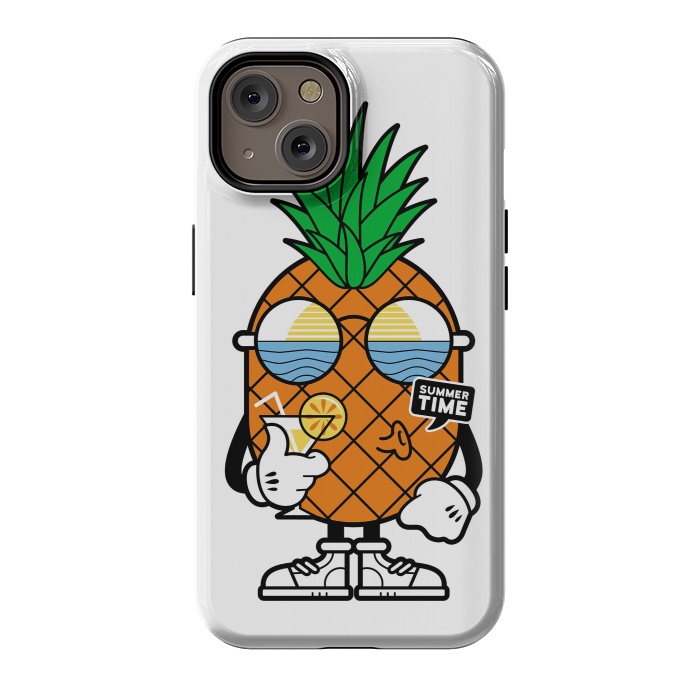iPhone 14 StrongFit Pineapple Summer by Afif Quilimo