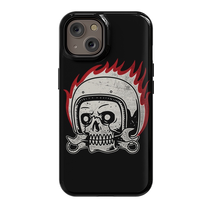 iPhone 14 StrongFit Skull Biker 2 by Afif Quilimo