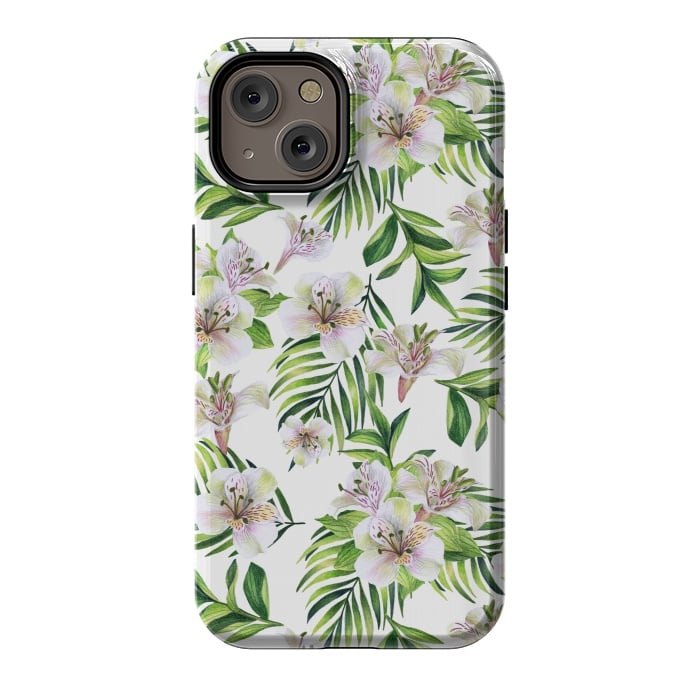 iPhone 14 StrongFit White flowers by Julia Badeeva