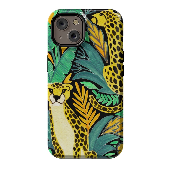iPhone 14 StrongFit Leopards by Julia Badeeva