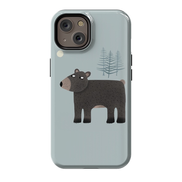 iPhone 14 StrongFit The Bear, the Trees and the Moon by Nic Squirrell