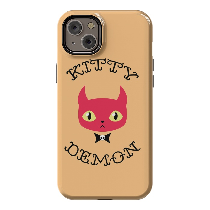 iPhone 14 Plus StrongFit Kitty demon by Laura Nagel