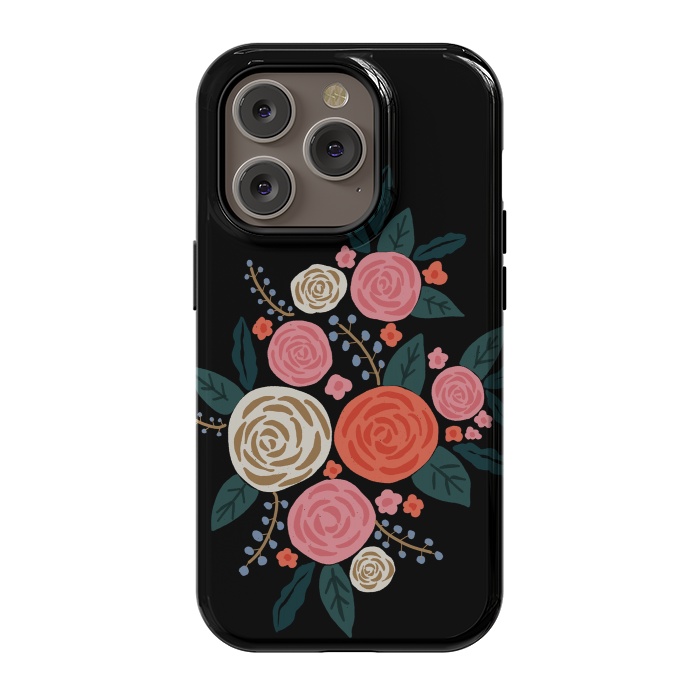 iPhone 14 Pro StrongFit Rose Bouquet by Hanny Agustine