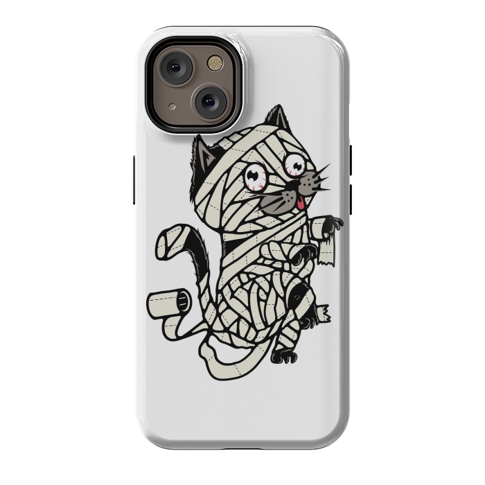 iPhone 14 StrongFit Mummy Cat by Afif Quilimo