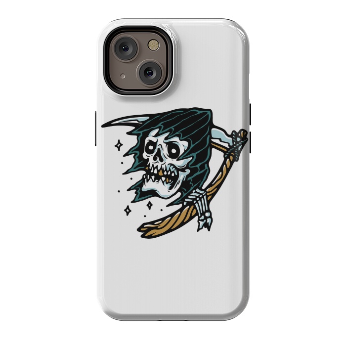 iPhone 14 StrongFit Grim Reaper Tattoo by Afif Quilimo