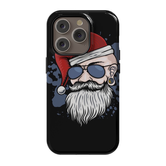 iPhone 14 Pro StrongFit funny santa claus by haroulita