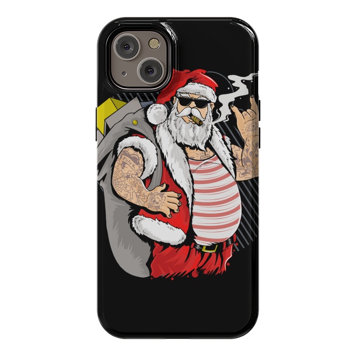 iPhone 14 Plus StrongFit funny santa x by haroulita