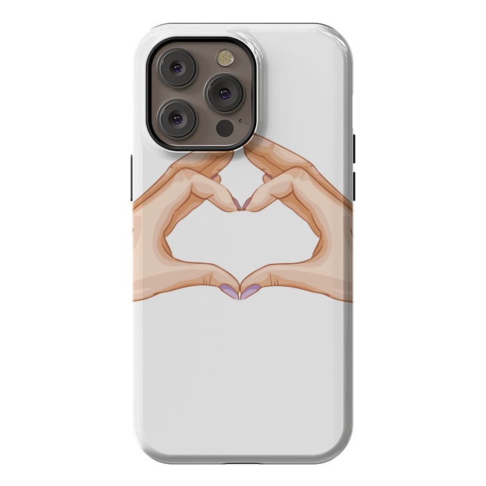 iPhone 14 Pro max StrongFit heart hand  by haroulita