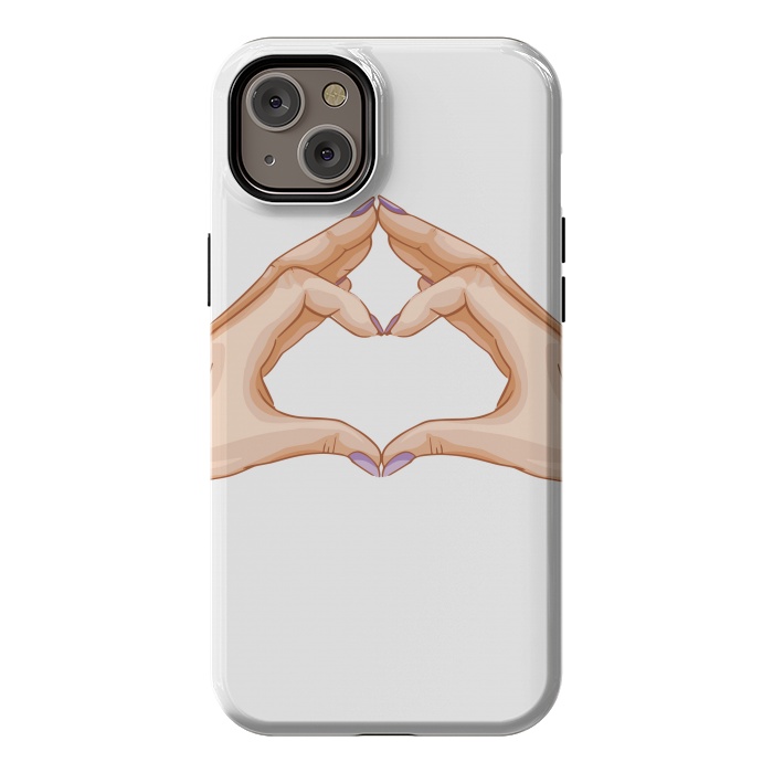 iPhone 14 Plus StrongFit heart hand  by haroulita