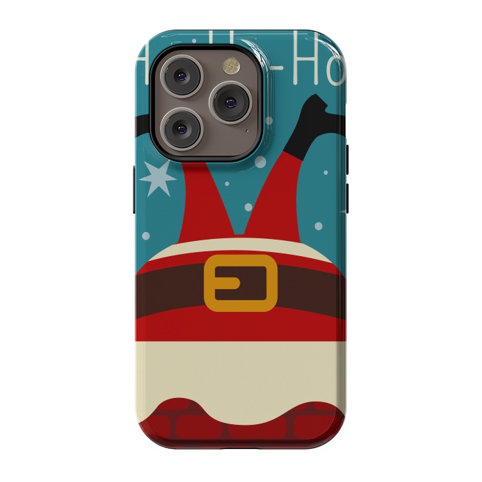 iPhone 14 Pro StrongFit cute funny santa by haroulita