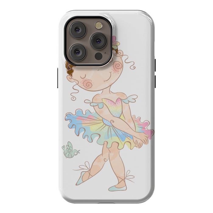 iPhone 14 Pro max StrongFit shy ballerina by haroulita