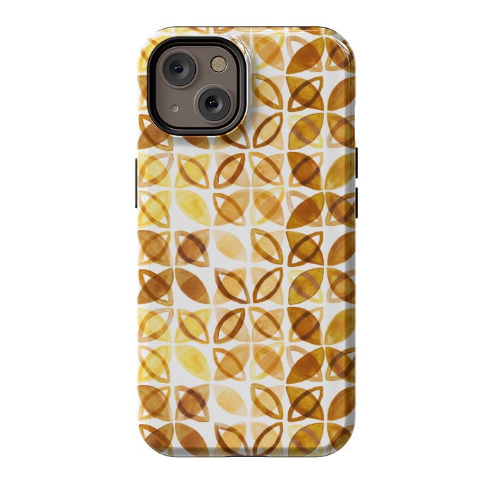 iPhone 14 StrongFit 70's Watercolor Pattern  by Tigatiga