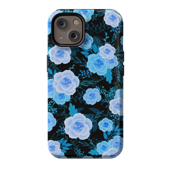 iPhone 14 StrongFit Blue purple roses by Jms