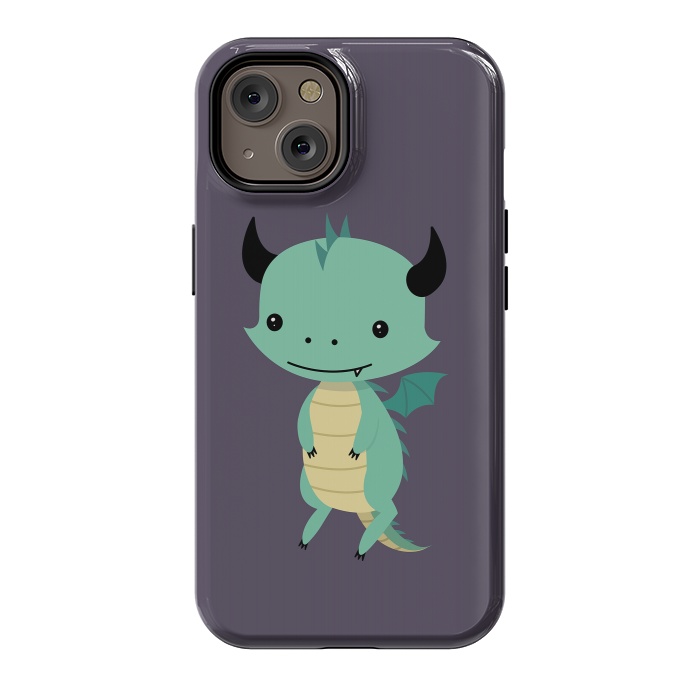 iPhone 14 StrongFit Cute dragon by Laura Nagel