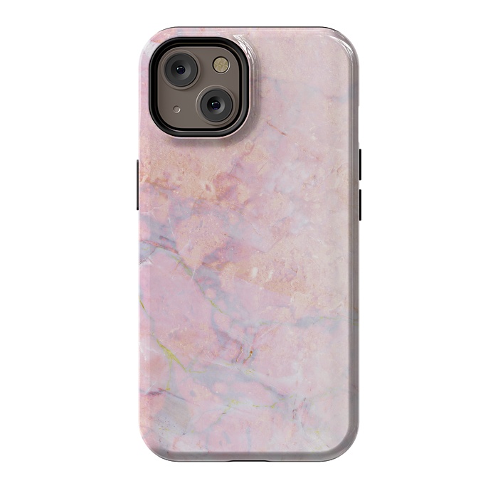 iPhone 14 StrongFit Soft pink marble by Oana 