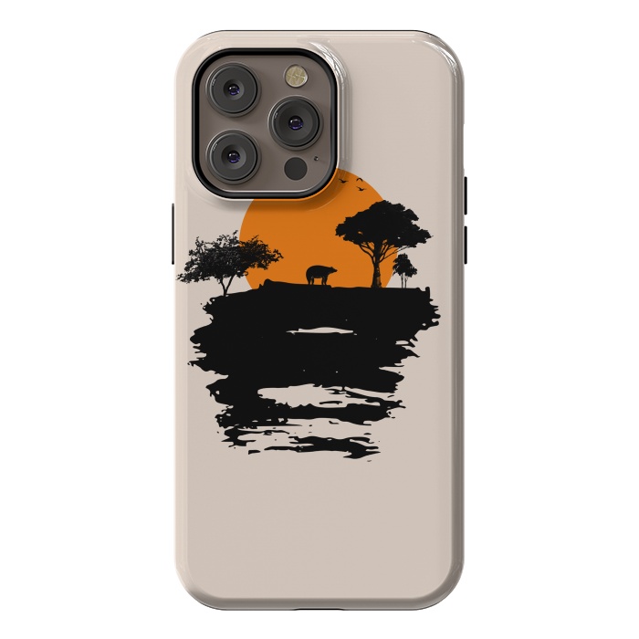 iPhone 14 Pro max StrongFit Bear Travel on Mountain by Creativeaxle