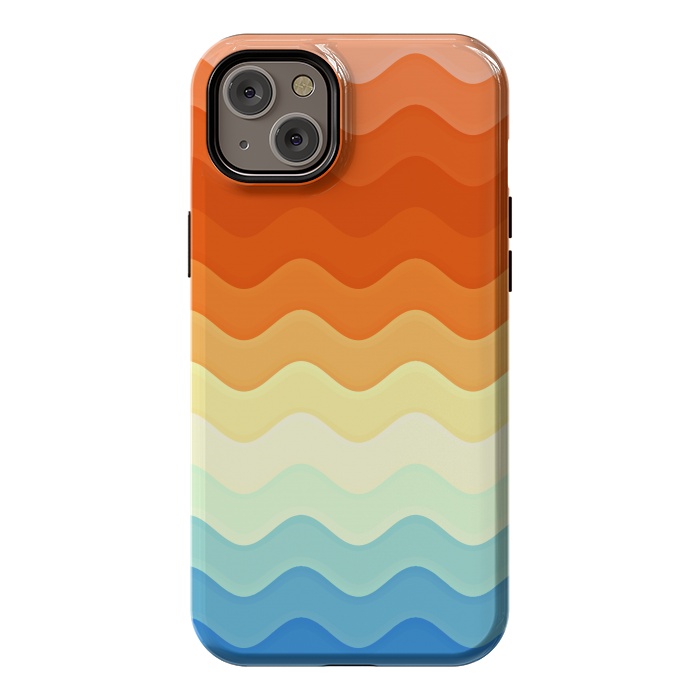 iPhone 14 Plus StrongFit Color Waves by Creativeaxle