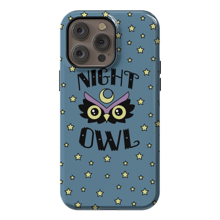 iPhone 14 Pro max StrongFit Night owl by Laura Nagel