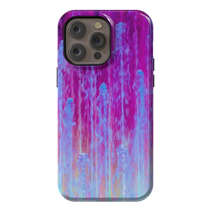 iPhone 14 Pro max StrongFit Pink blue abstract  by Winston