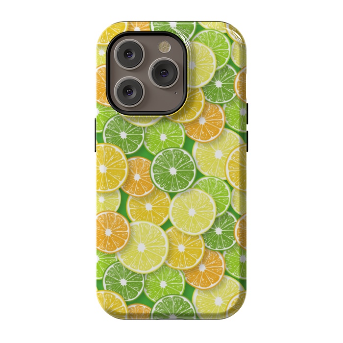 iPhone 14 Pro StrongFit Citrus fruit slices 2 by Katerina Kirilova