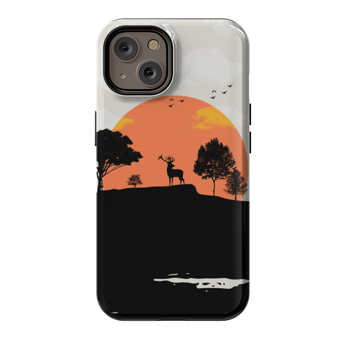 iPhone 14 StrongFit Deer in the Forest by Creativeaxle