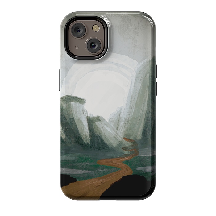 iPhone 14 StrongFit The great green hills by Steve Wade (Swade)