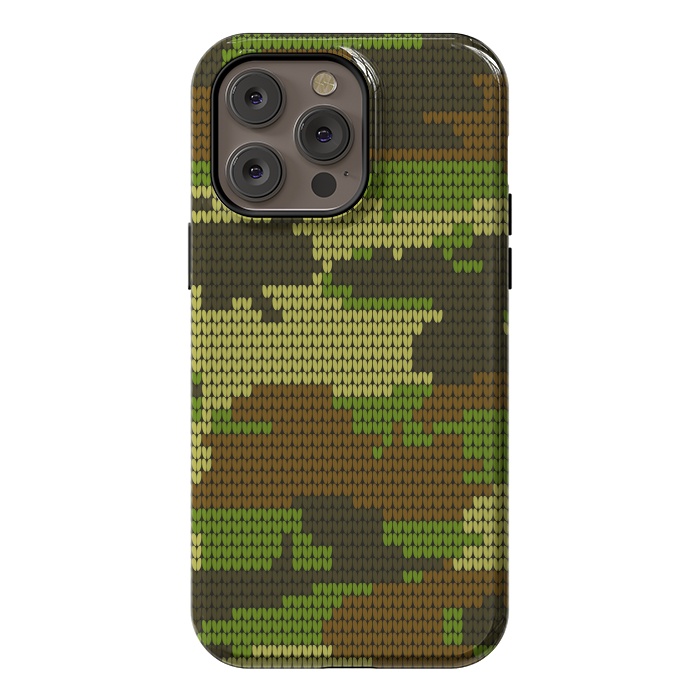 iPhone 14 Pro max StrongFit camo hearts by haroulita